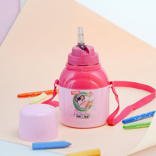Nippy Kids Inner Steel Water Bottle Pink / 350 ml