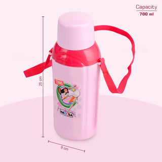 Nippy Kids Inner Steel Water Bottle Pink / 700 ml
