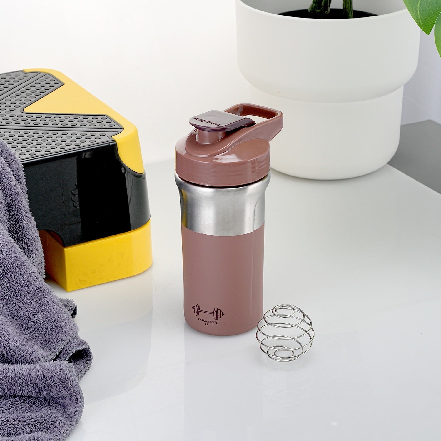 Alloy Cross Fit Gym Shaker