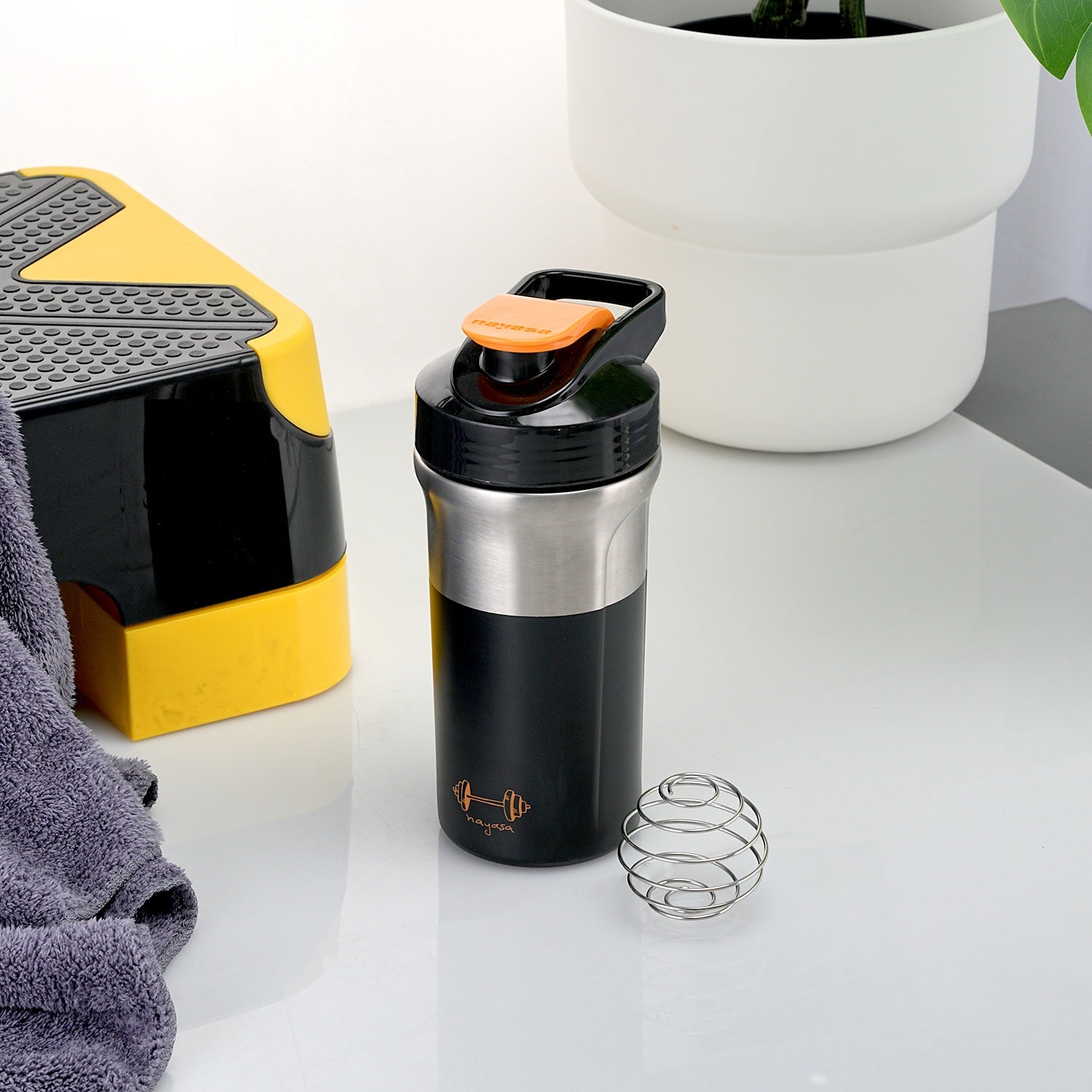 Alloy Cross Fit Gym Shaker