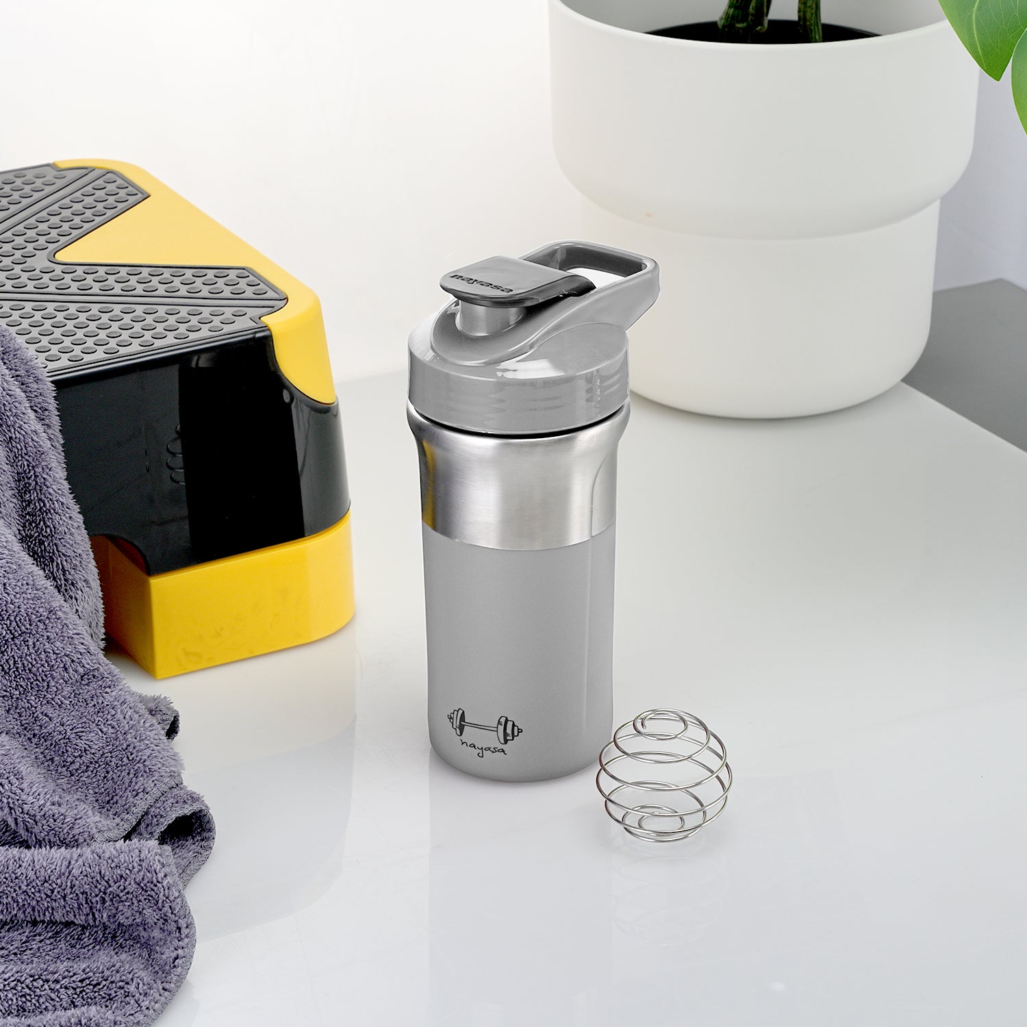 Alloy Cross Fit Gym Shaker