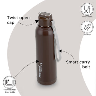 Pristine Water Bottle Brown / 520 ml