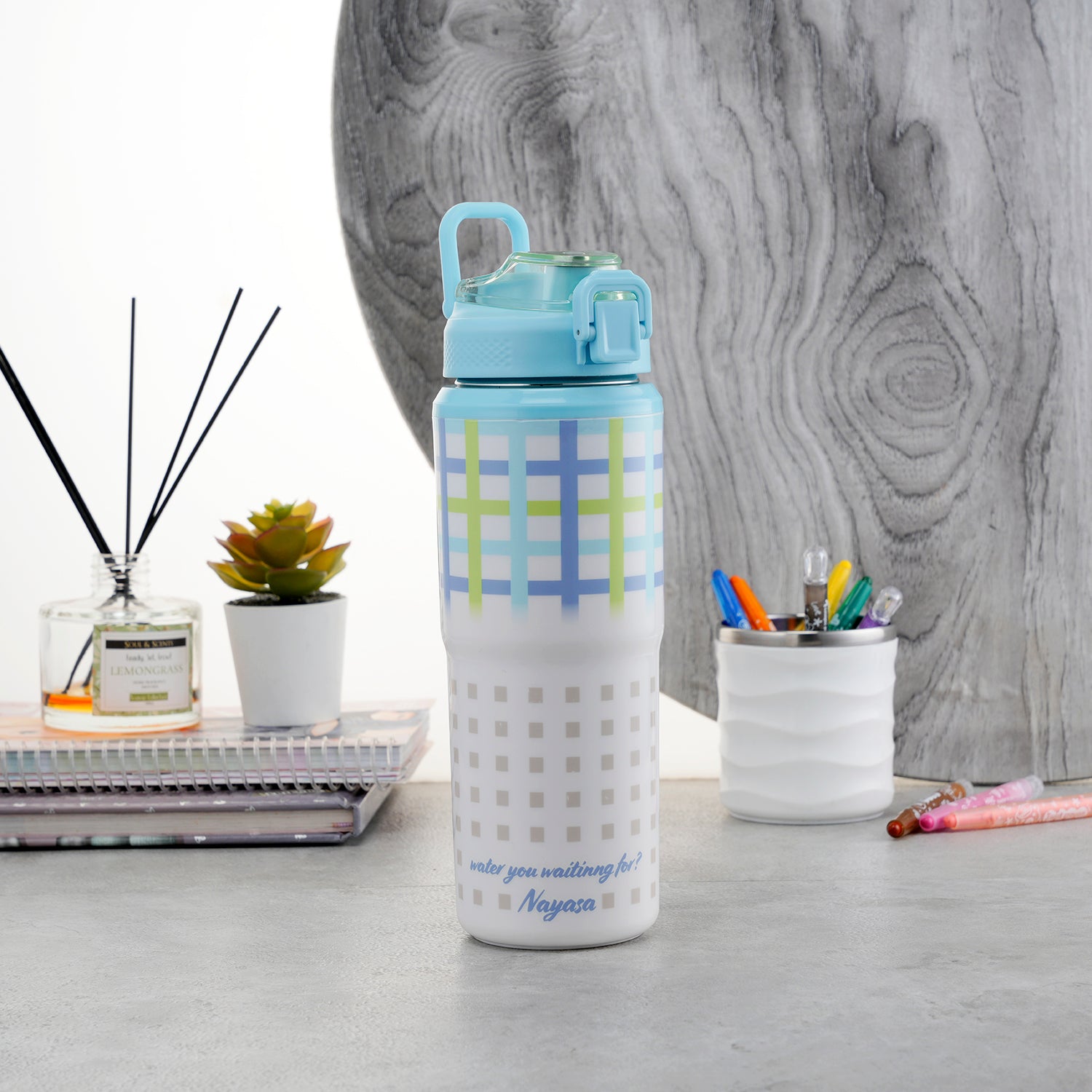 Duo-Sip Water Bottle Sky Blue