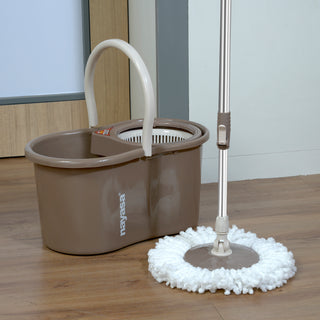 Easy Spin Mop Set Brown
