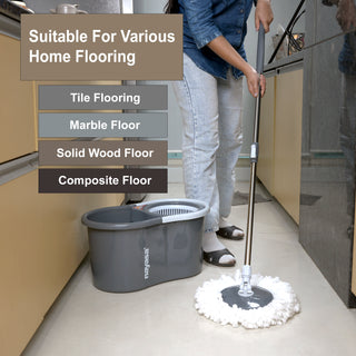 Easy Spin Mop Set Grey