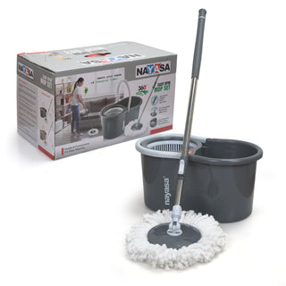 Easy Spin Mop Set Grey