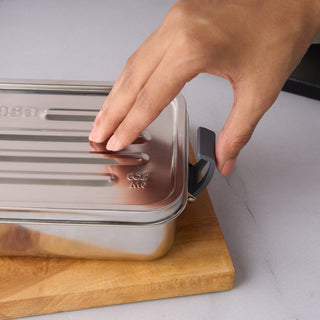 Zion Lunch Box, Grey 900 ml