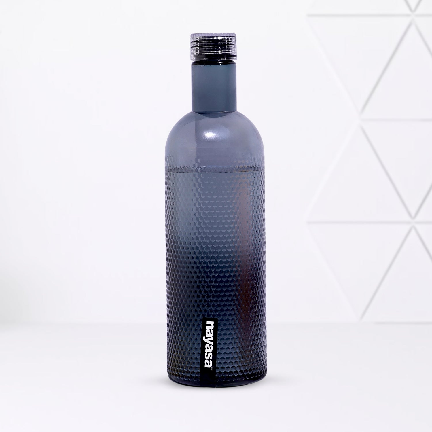 Turtle Plastic Water Bottle Grey / Set of 6 / 1000 ml