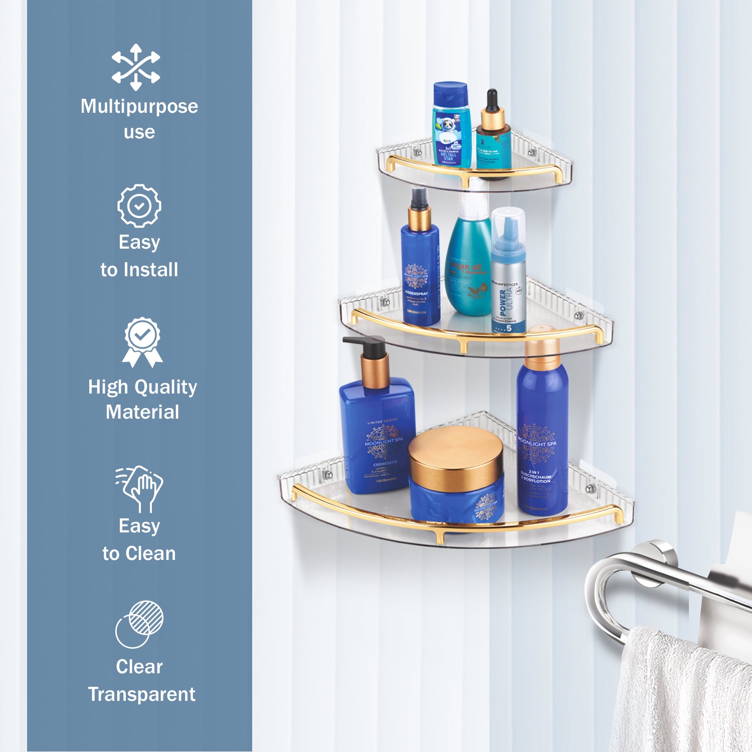 Sticky Corner Rack Golden