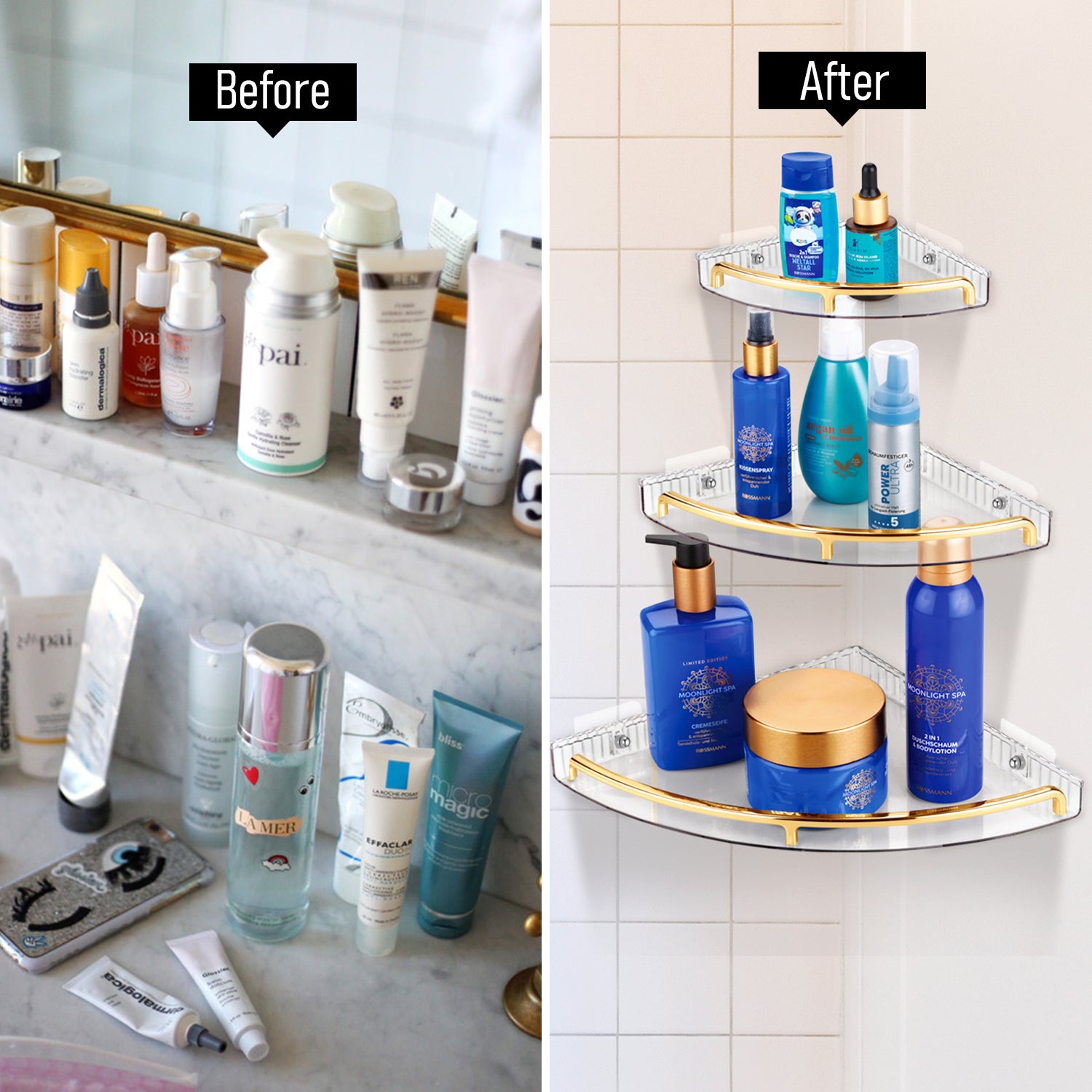 Sticky Corner Rack Golden