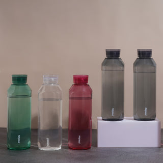 Space Plastic Water Bottle 1150 Ml Multicolour / Set of 5