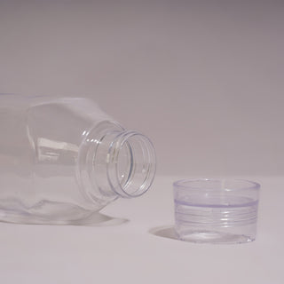 Space Plastic Water Bottle 1150 Ml Clear / Set of 5