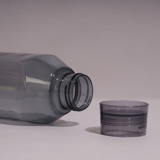 Space Plastic Water Bottle 1150 Ml Grey / Set of 5