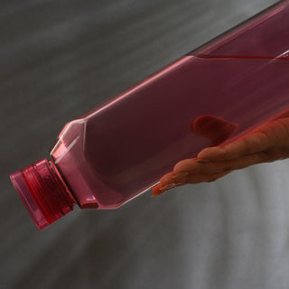 Space Plastic Water Bottle 1150 Ml Red / Set of 5