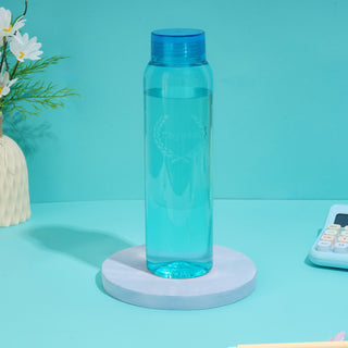 Clarity Plastic Water Bottle, 1000 ml Blue / Set of 3
