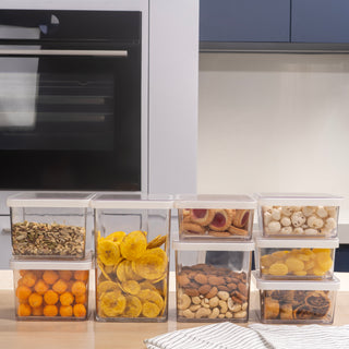 Nicola Food Storage Container Combo Set 8 (1600 ml + 1050 ml + 500 ml X4 + 800 ml X2) / Set of 8