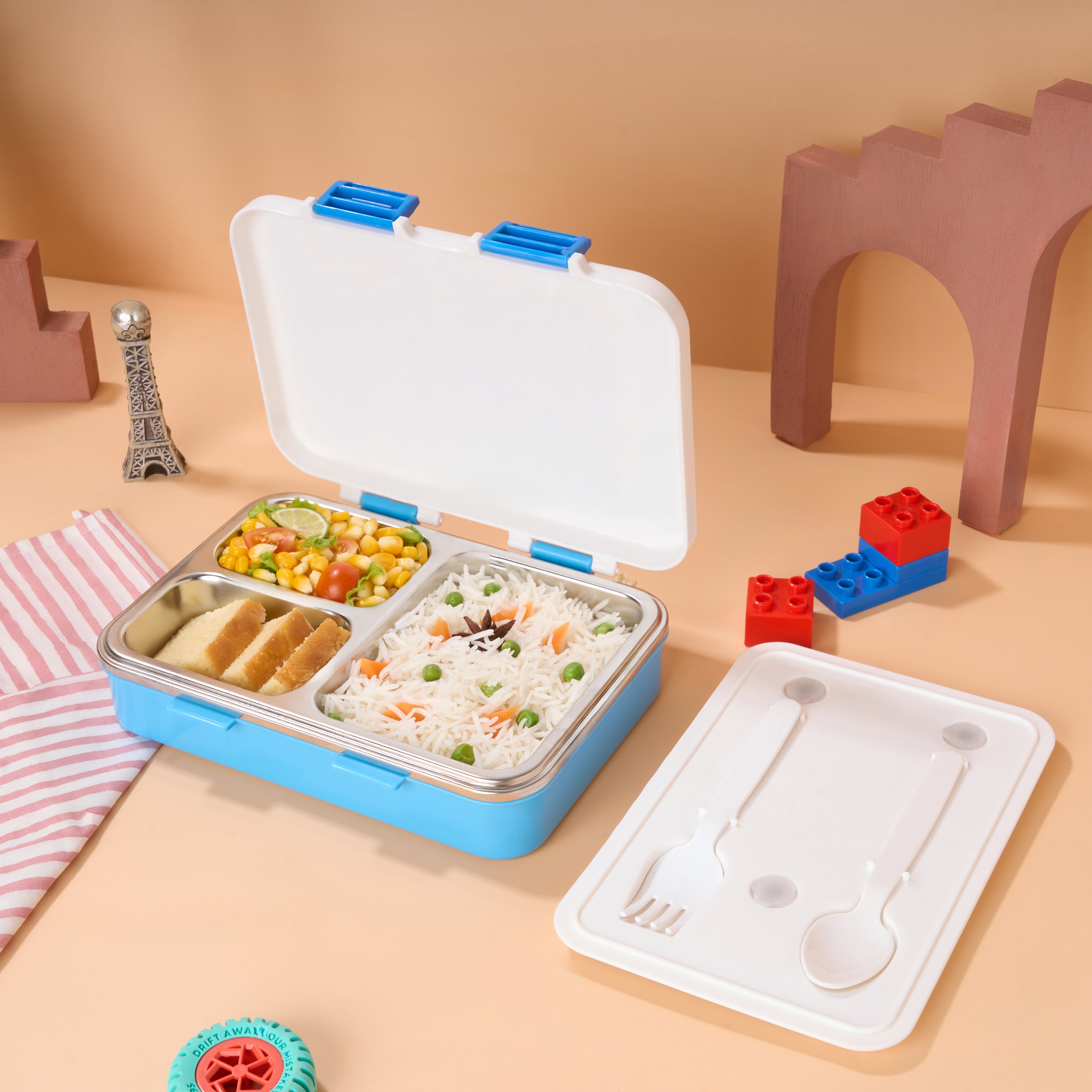 Vitamax Insulated Lunchbox 750ml / Blue