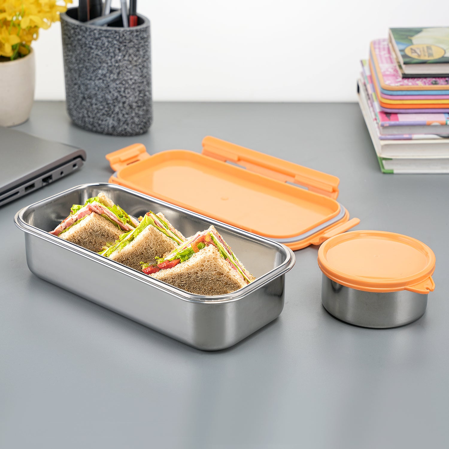 Eco Roti Lunch Box Orange / 800ml