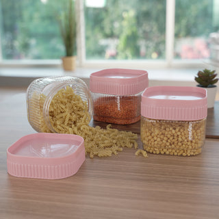 Refresh Food Storage Container Pink / 750 ml / Set of 6