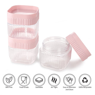 Refresh Food Storage Container Pink / 750 ml / Set of 6