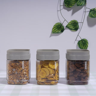 Refresh Food Storage Container Grey / 1150 ml / Set of 6