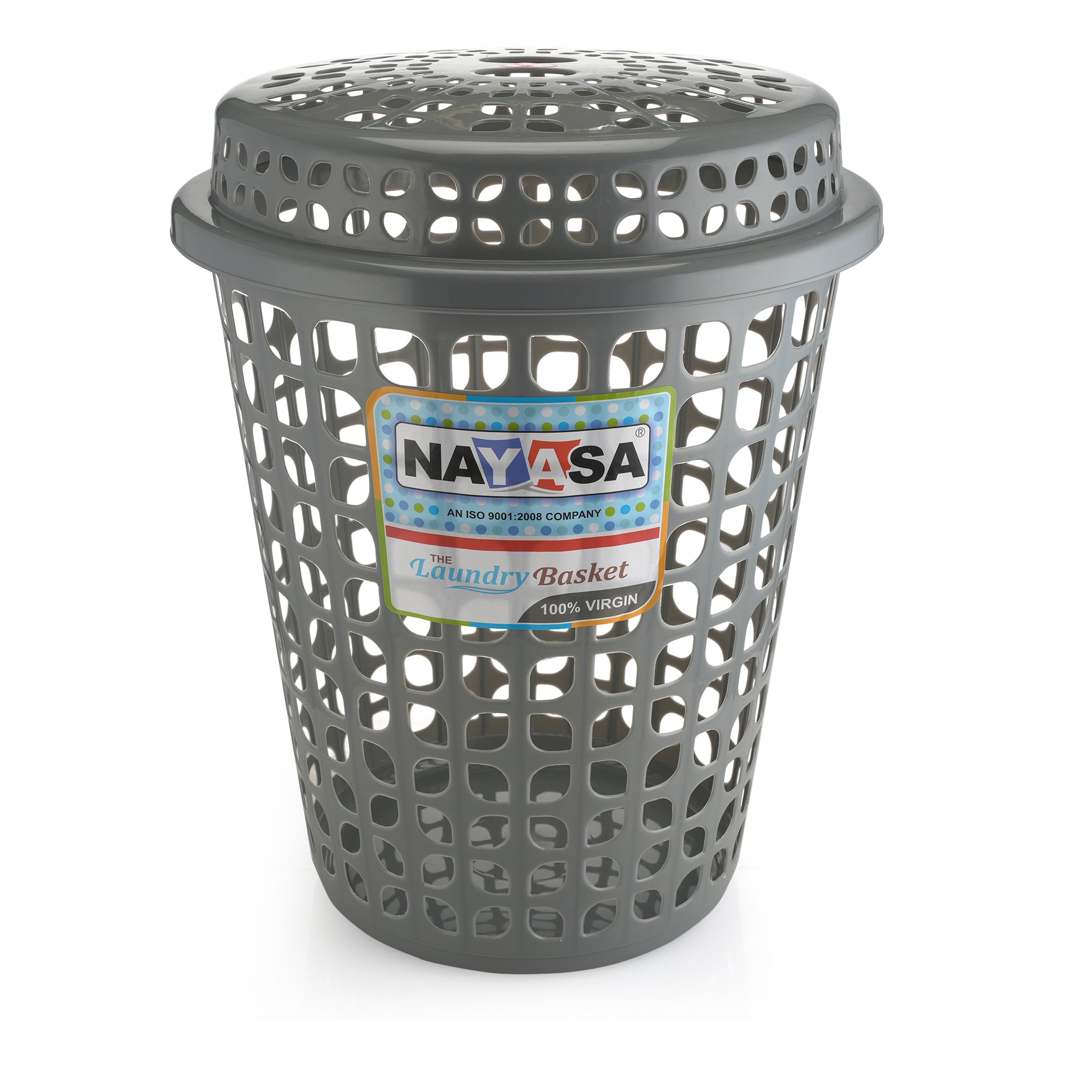 Petal Laundry Basket Grey