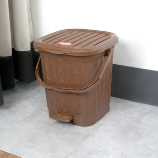 Mikado Waste Paper Without Inner Dustbin Brown / 12.6 Ltrs