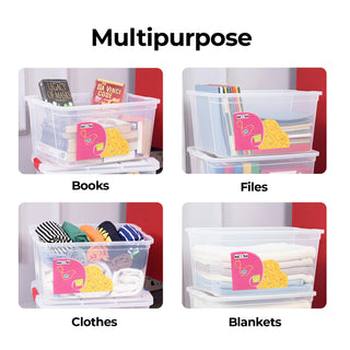 Multipurpose Storage with Lids & Wheels