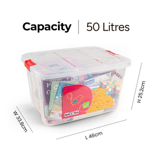 Multipurpose Storage with Lids & Wheels