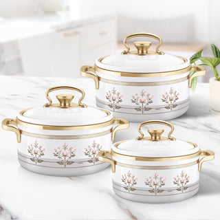 Rachel Casserole Big Set of 3, 1000, 1500, 2000 ML