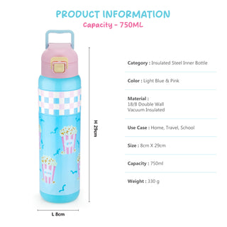 Pop-Corn Water Bottle 750 ml