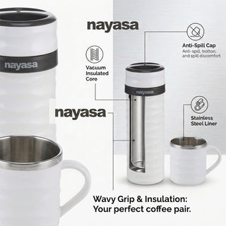 Tea Candy Flask with Dual Candy Mug Set