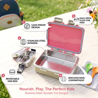 Petro DC Super Heroes Stainless Steel Big Lunch Box