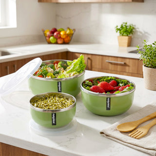 Orian Steel Bowl ( S+M+B )