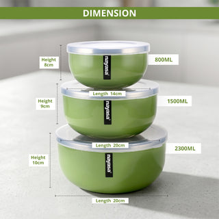 Orian Steel Bowl ( S+M+B )