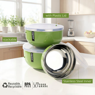Orian Steel Bowl ( S+M+B )