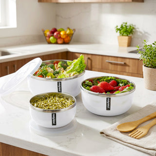 Orian Steel Bowl ( S+M+B )