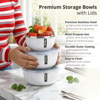 Orian Steel Bowl ( S+M+B )