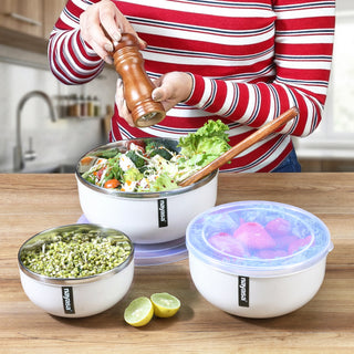 Orian Steel Bowl ( S+M+B )