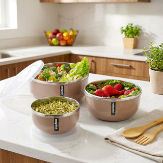 Orian Steel Bowl ( S+M+B )
