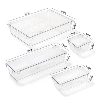 Drawer Organizer Combo Pack – 20 Pieces (5 Sets x 4 Pieces)