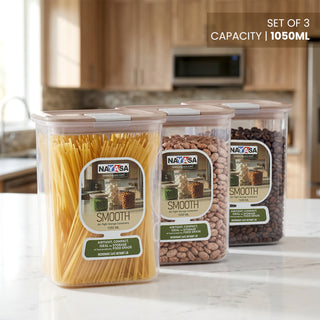 Smooth Airtight Container Set of 3