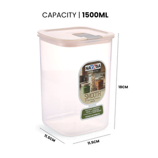 Smooth Airtight Container Set of 3
