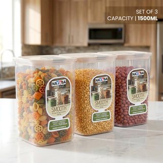 Smooth Airtight Container Set of 3