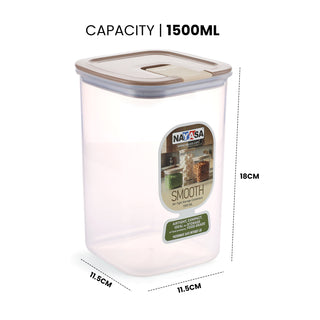 Smooth Airtight Container Set of 3