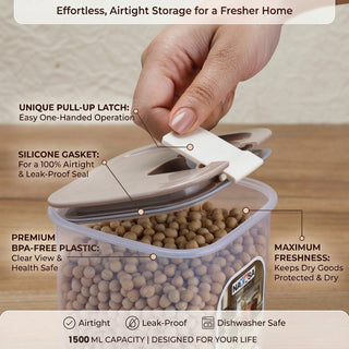 Smooth Airtight Container Set of 3