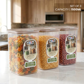 Smooth Airtight Container Set of 3