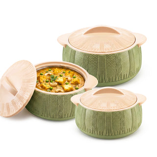 FINESTA CASSEROLE SET OF 3 (500+1000+1500) SAGE GREEN