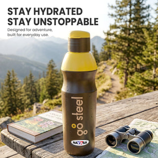 Go Steel, Insulated Water Bottles with Steel Inner