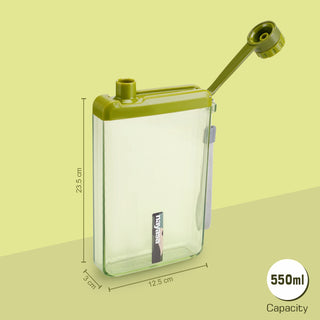 Zelda Bottle- 550 ML Green / Set of 1